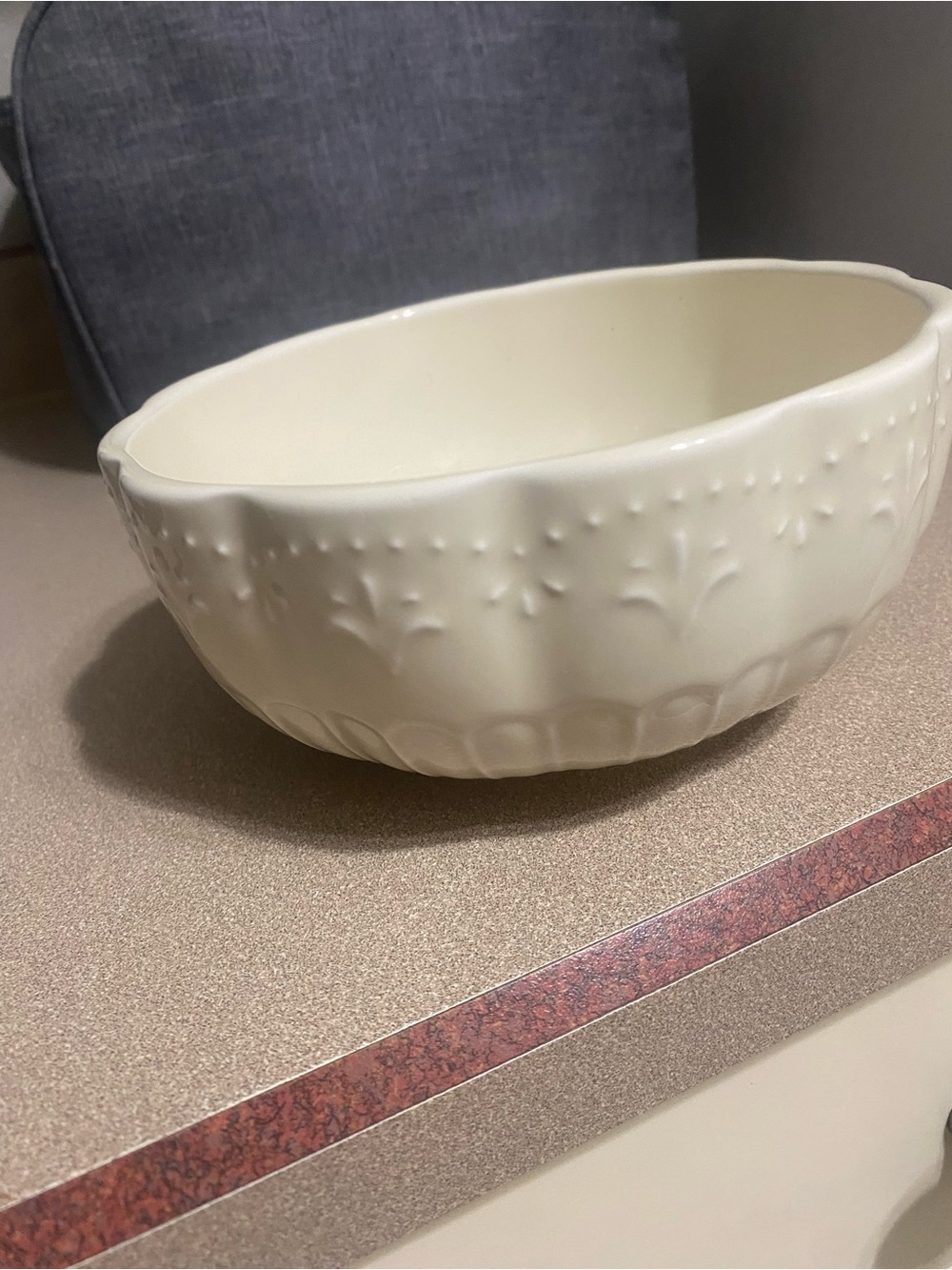 3 of The Pioneer Woman Cream Textured Ceramic cereal/serving bowls